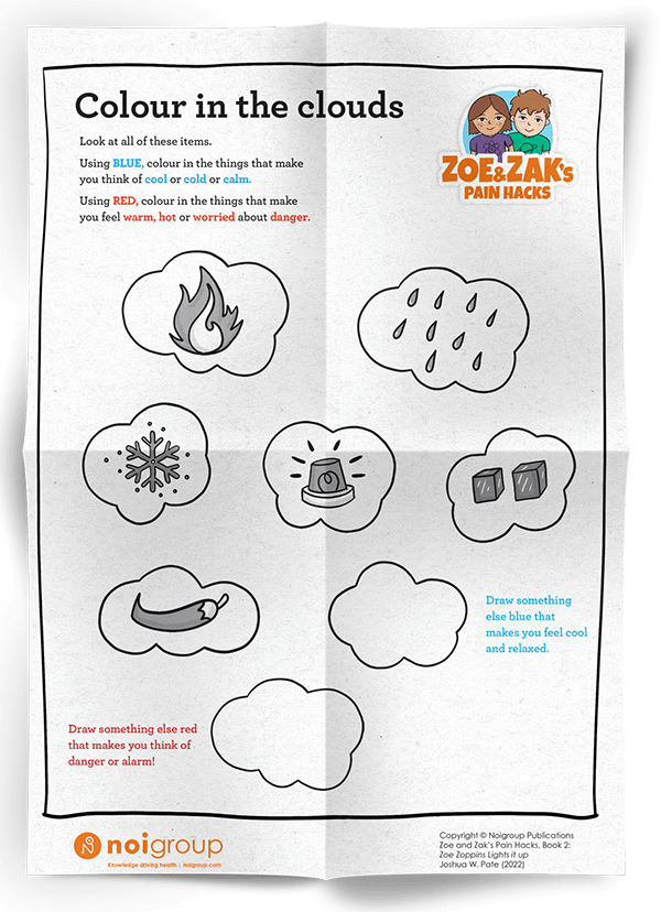 Hot and cold printable activity sheet